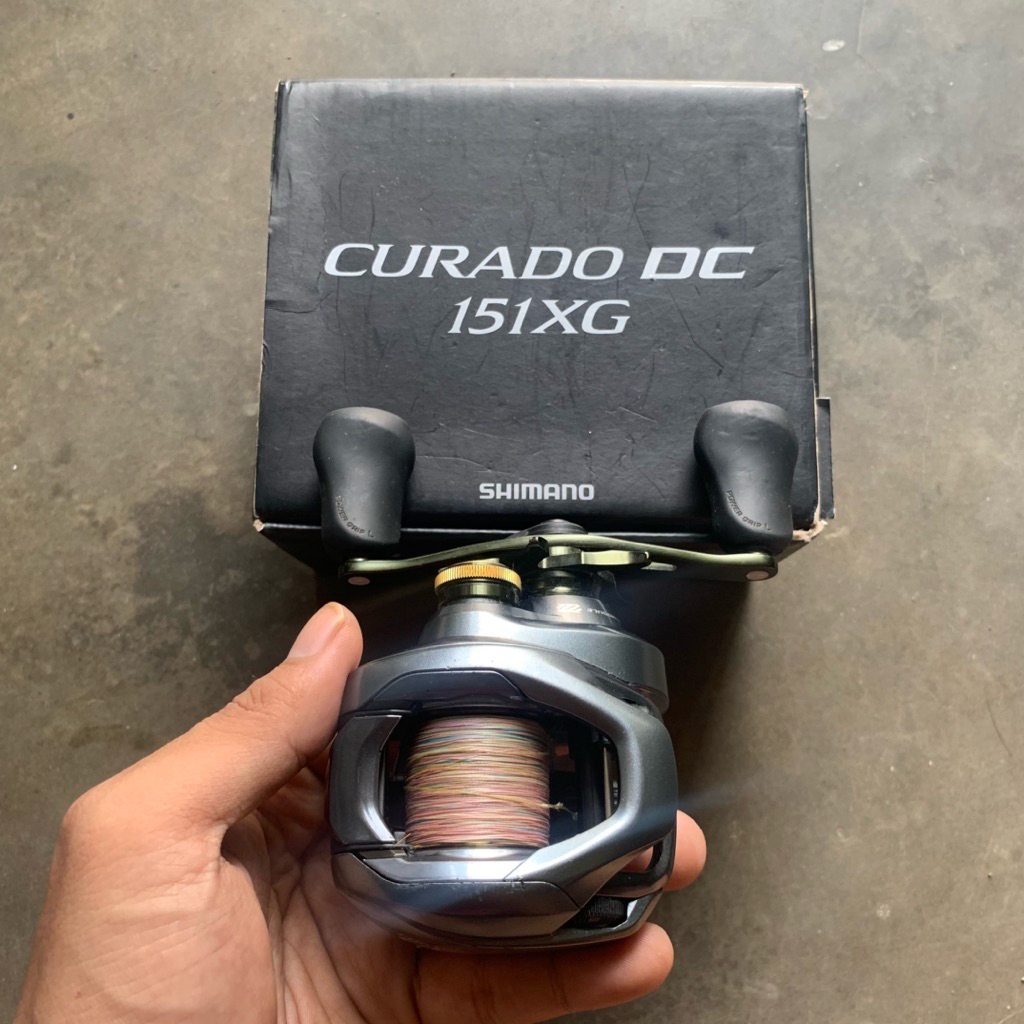 reel bc shimano curado dc 151xg second 98%