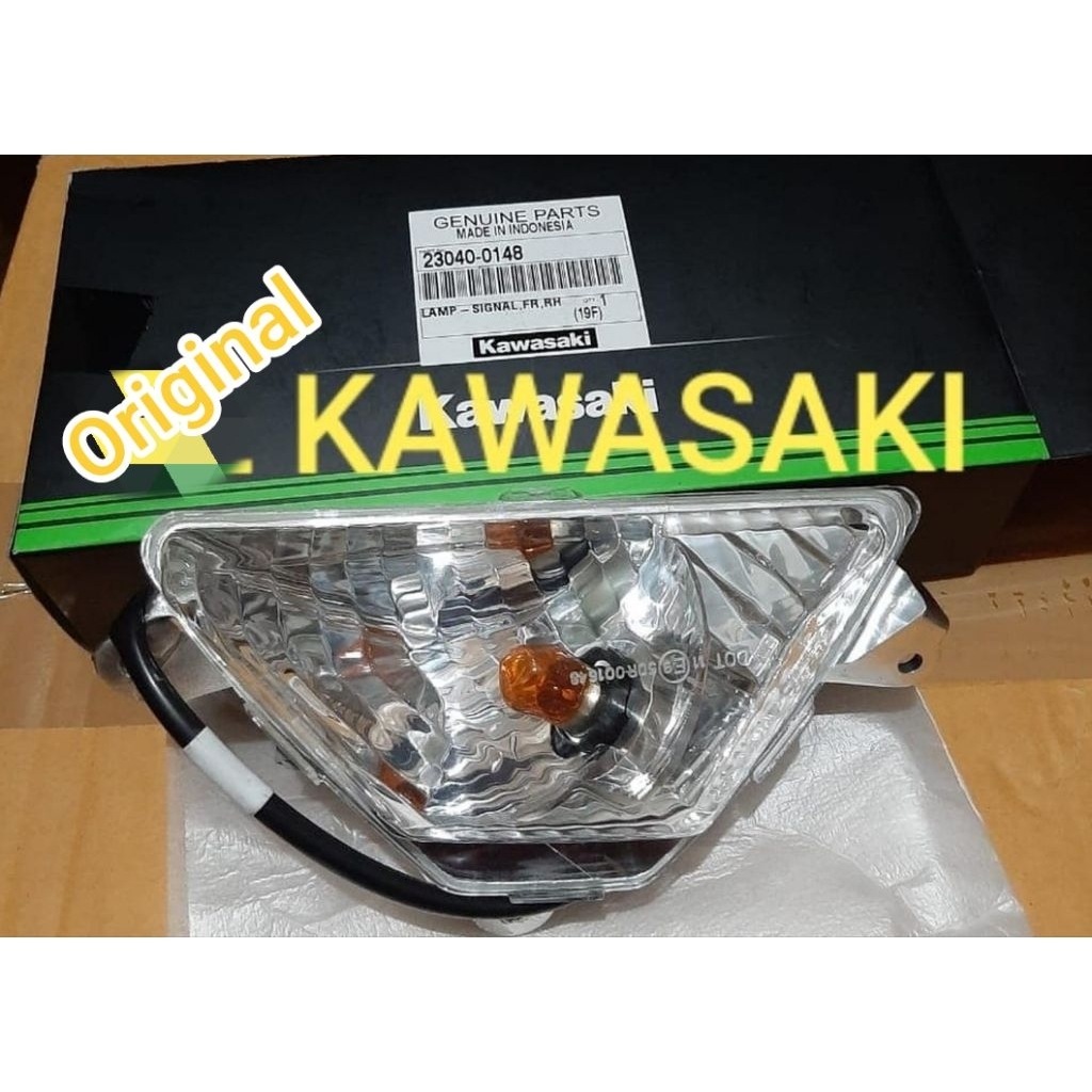 lampu sein depan kanan Ninja 250fi old Ninja 250 fi old original