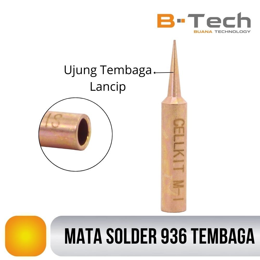 Mata Solder CELLKIT 900/936 MTK TIP 936 Tembaga Lancip