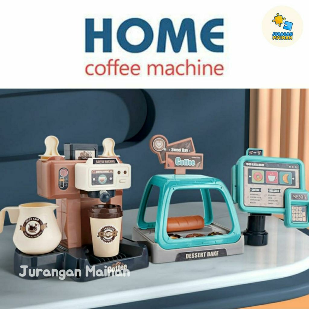 mesin kasir kopi shop, & dapur mini BEIBE GOOD Mini Kitchen & INBEALY Dream Kitchen Mainan Anak Anak