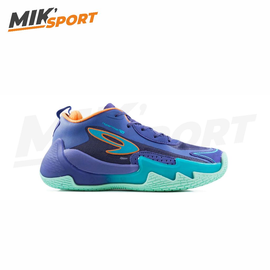 910 Nineten Nakami Flow Ungu/Biru-Md/Jingga Sepatu Basket Stability