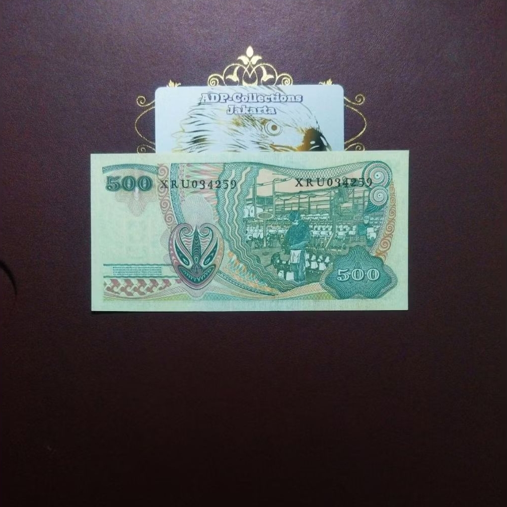 Uang kuno 500 sudirman seri X