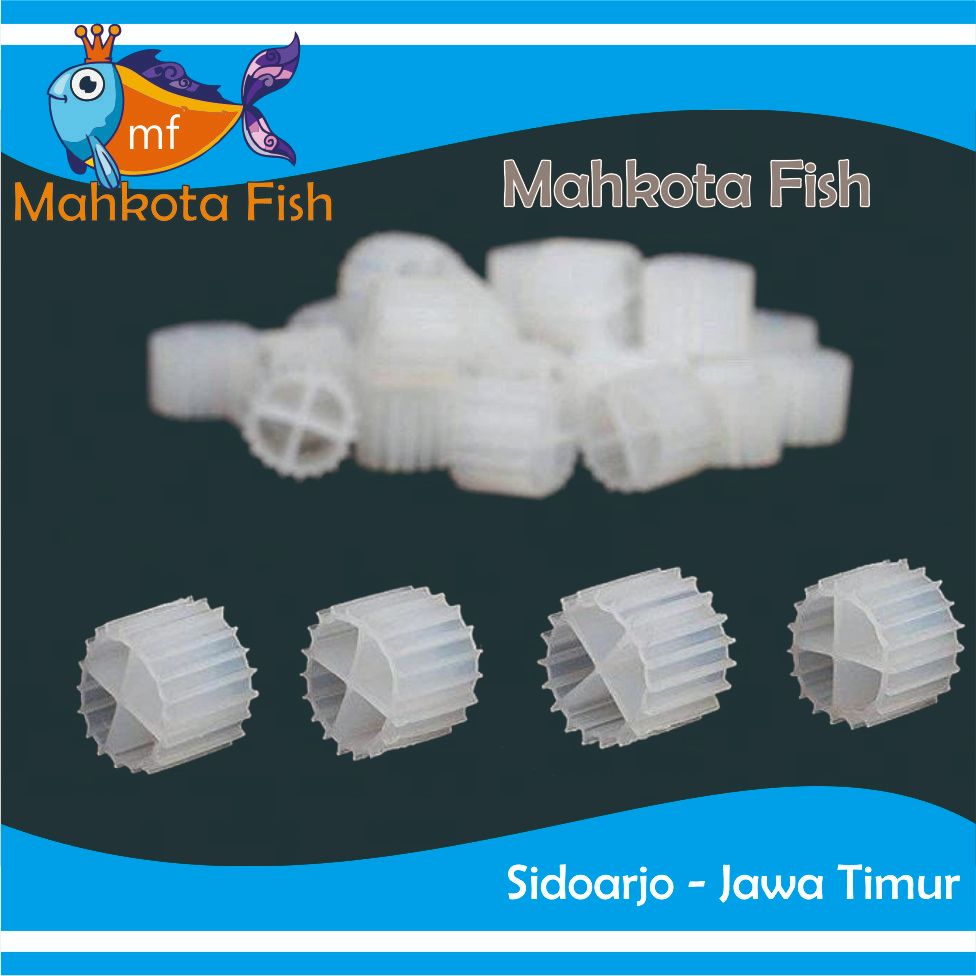 Kaldnes (1 kantong / 100 biji) | Kaldnes | Media Filter Aquarium Aquascape | Media Filter Kolam