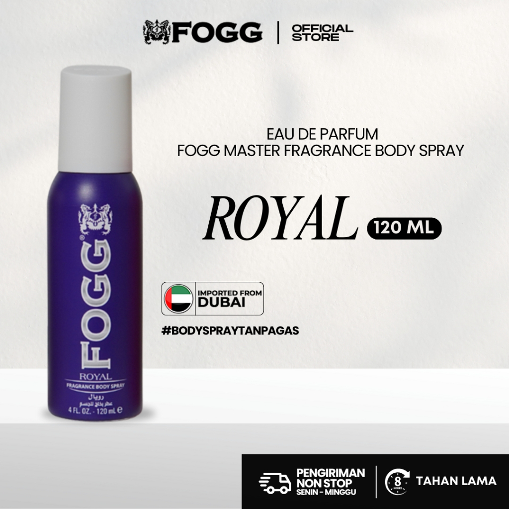 Fogg Parfum  Body Spray Reguler Royal 120ml Body Spray No.1