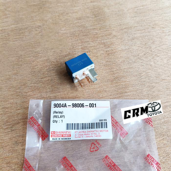 Relay 4 Kaki Relay Denso Biru 156700-3240 12V Xenia Avanza Ayla Agya Rush Grand Max Calya Raize Ori 