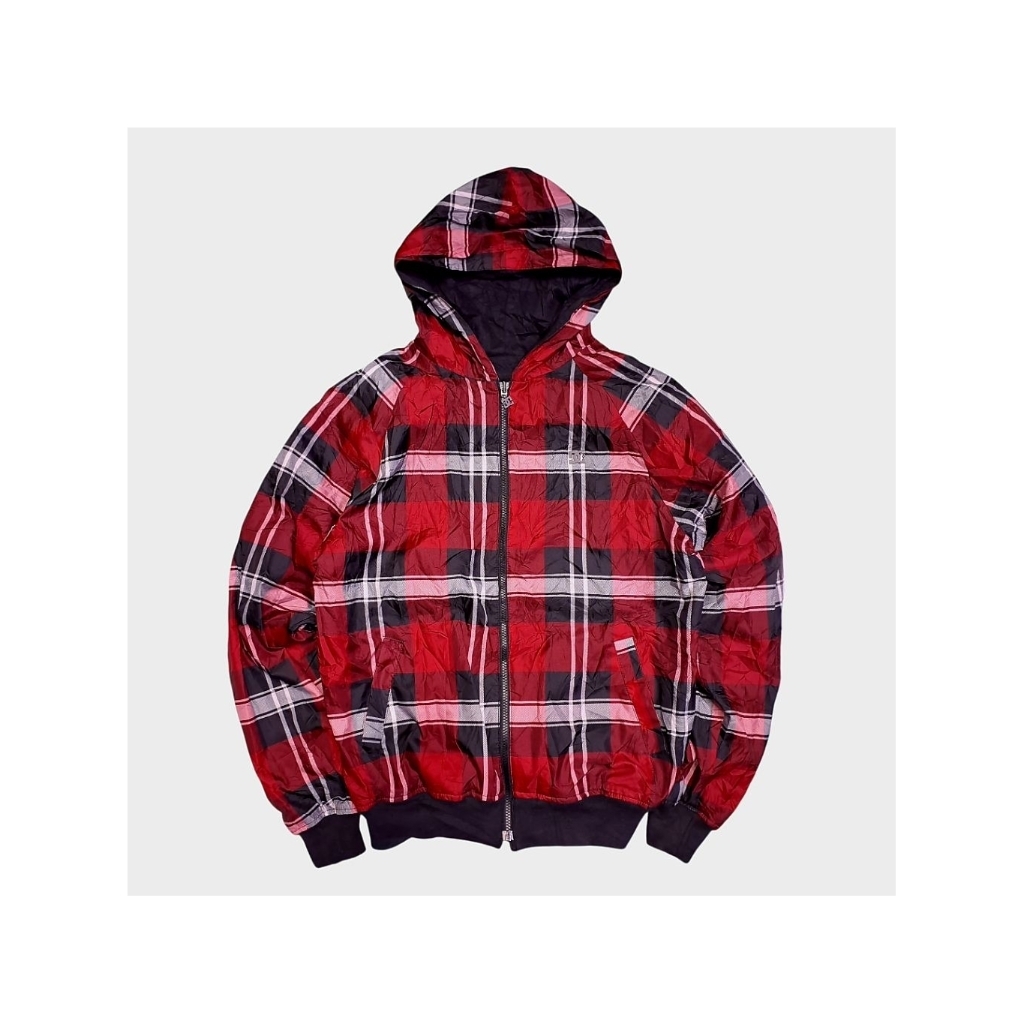 jaket dc shoes co usa reversible mantap rare