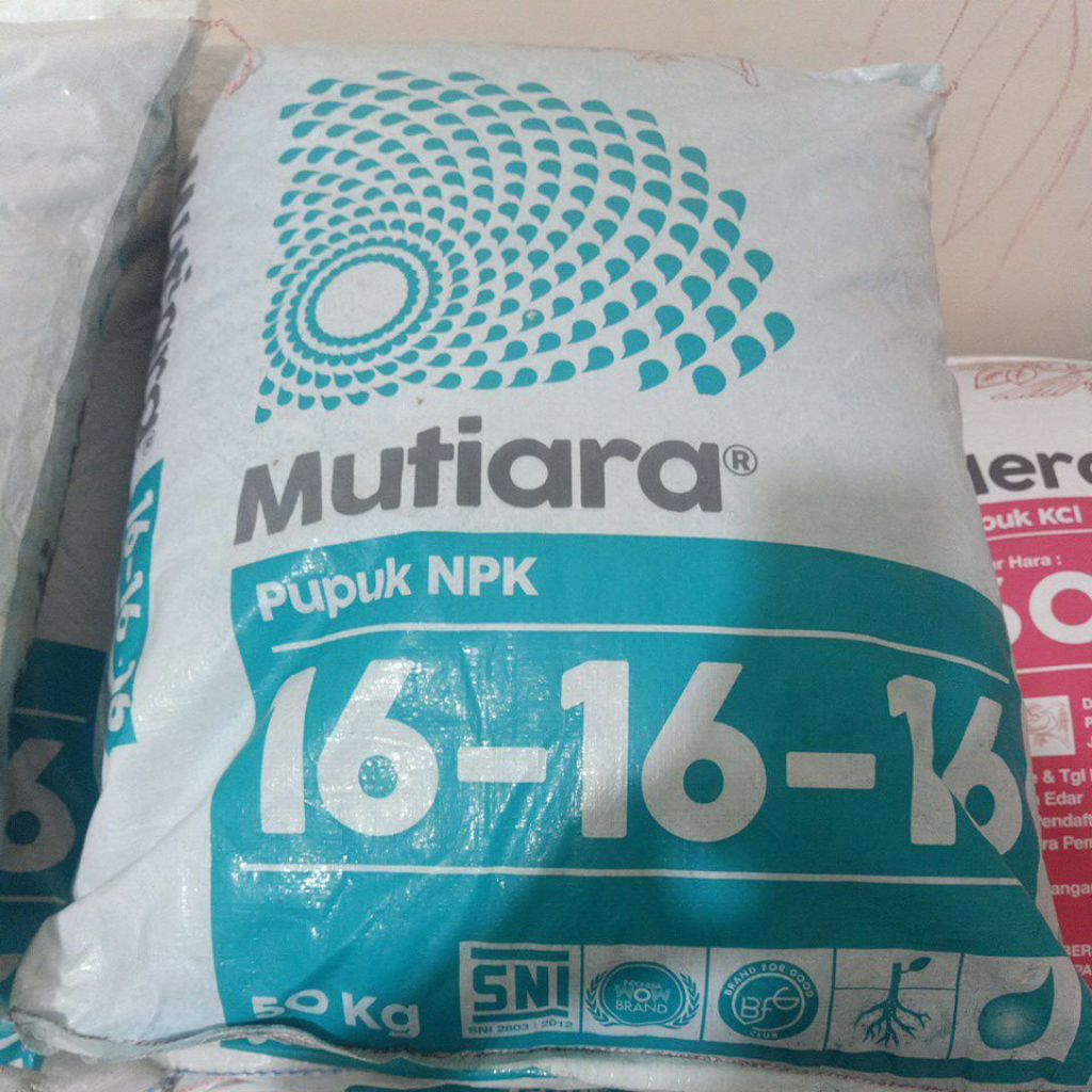 Pupuk NPK Mutiara 16-16-16 50kg