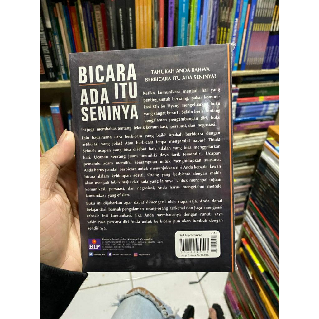 Buku, Bicara itu Ada Seninya