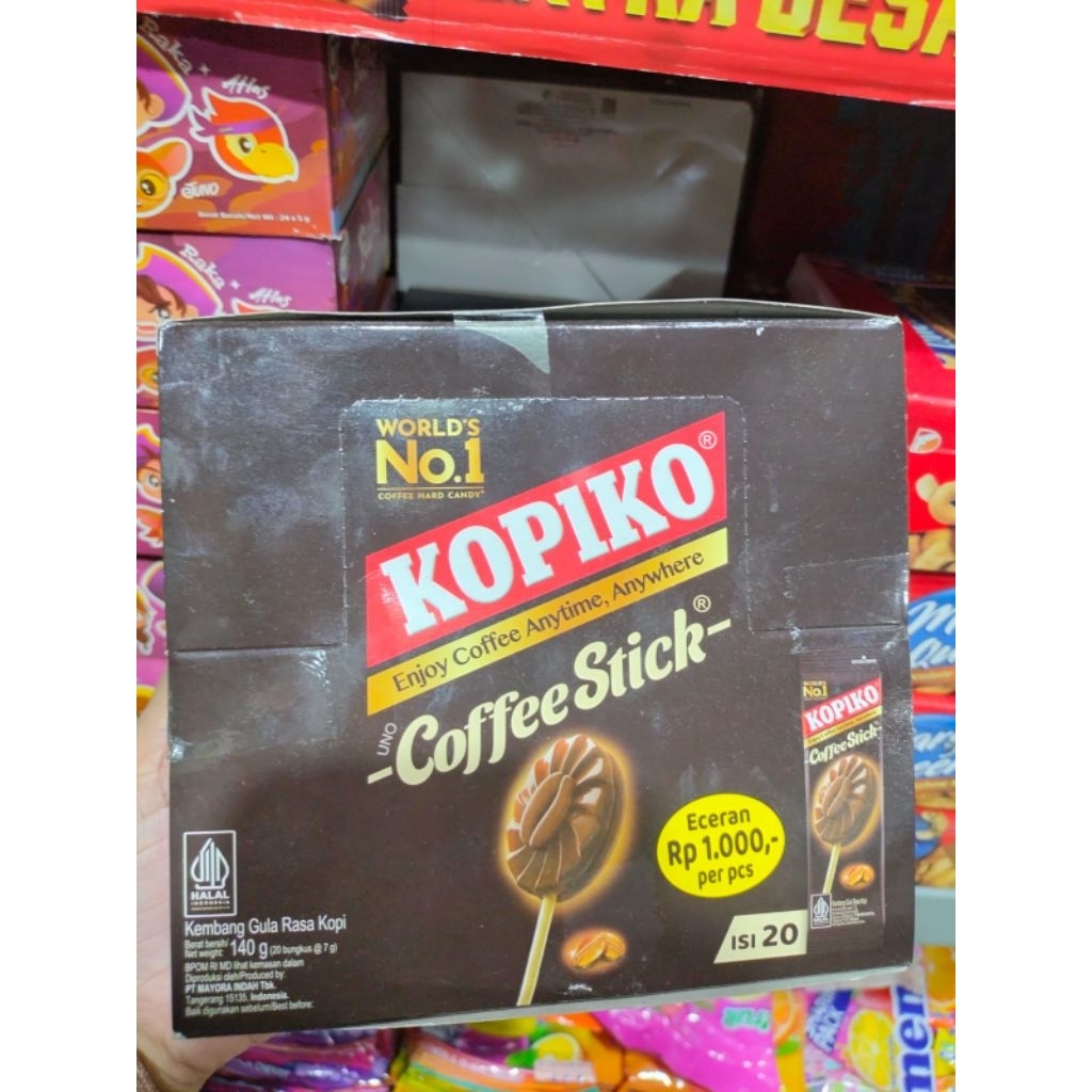 KOPIKO COFFE STIK ISI 20 / BOX