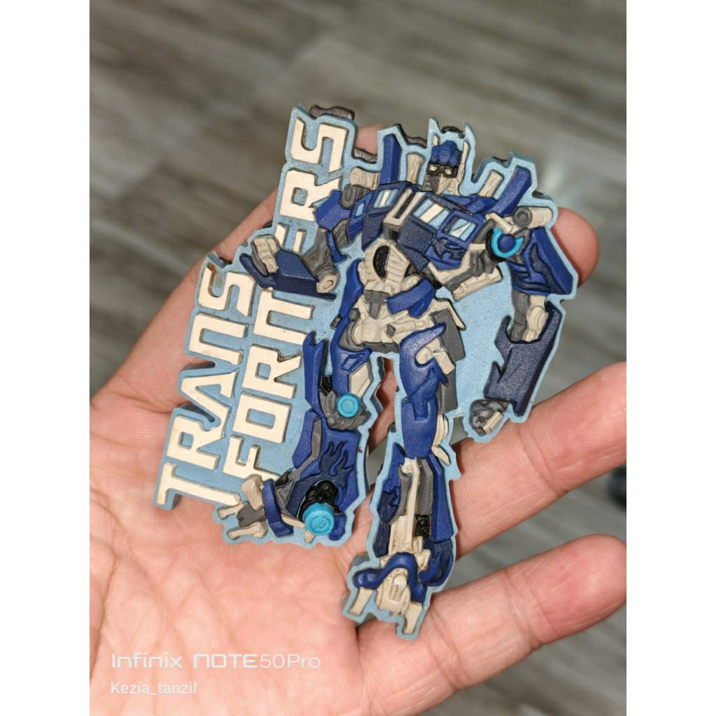 Transformer Decepticon Fridge Magnet - Autobots 3D PVC Embossed - Optimus Prime TEMPELAN KULKAS ORIG