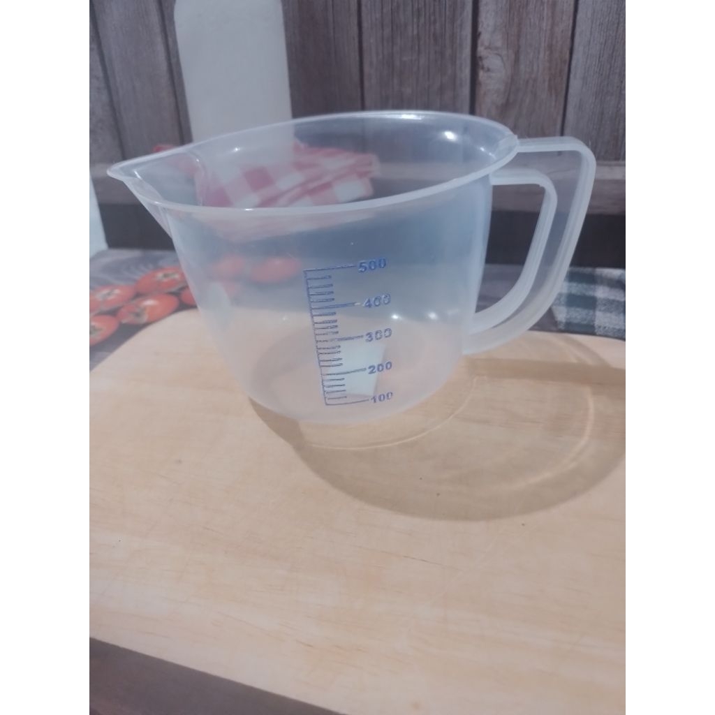 Gelas Takar 500 Ml / Gelas Ukur 500 Ml / Gelas Ukur Green Leaf