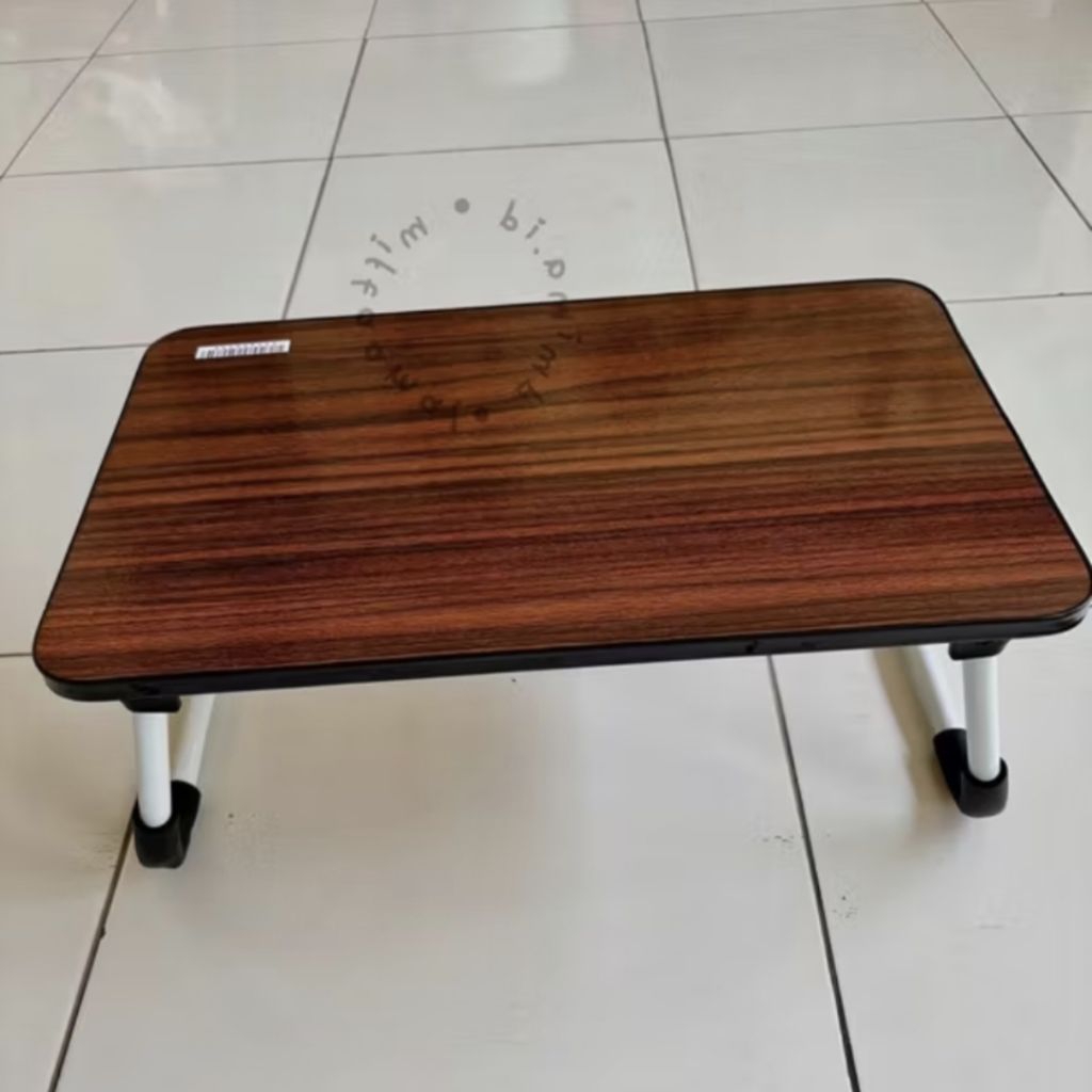 meja belajar kayu portable lipat