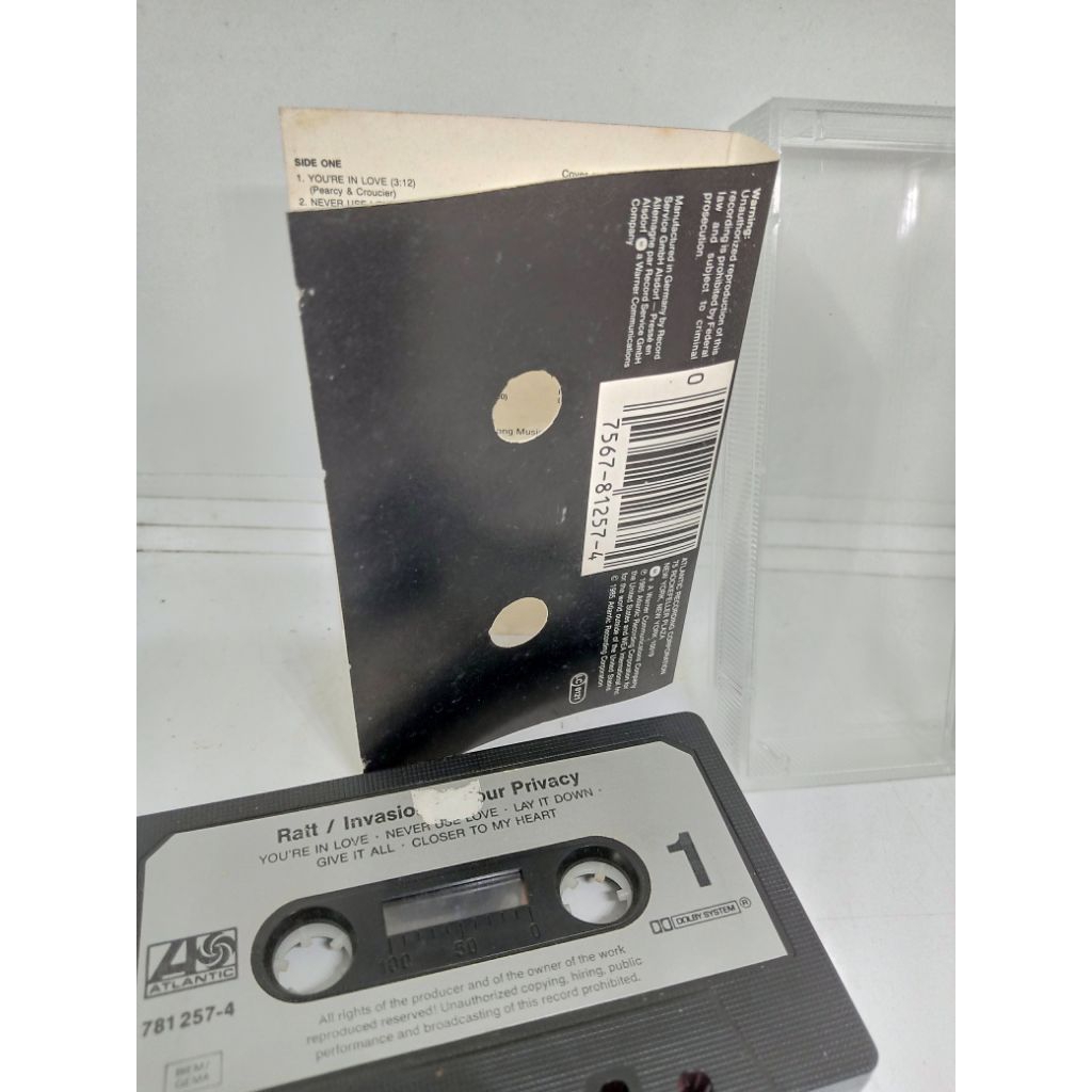 Kaset Pita Import Ratt - Invasion Of Your Privacy / Made In Germany