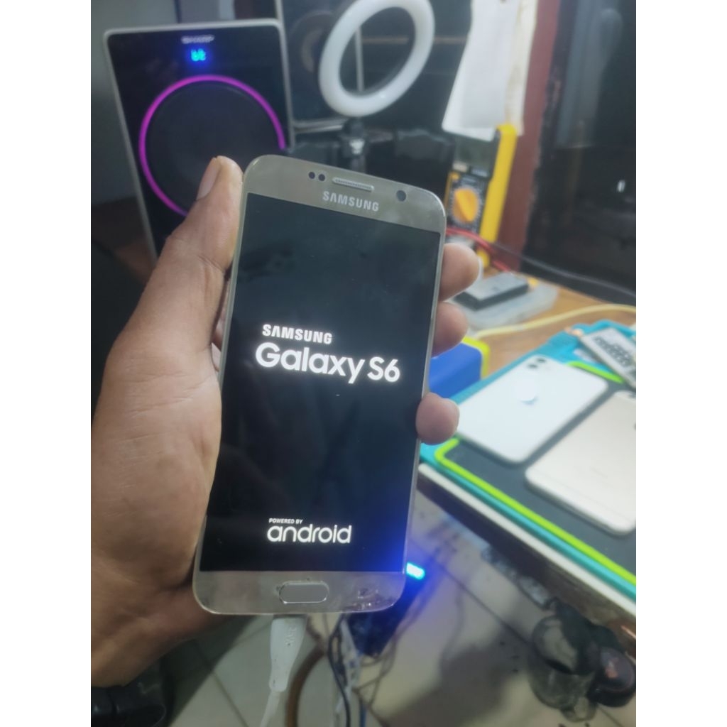 LCD SAMSUNG S6 FLAT ORY COPOTAN