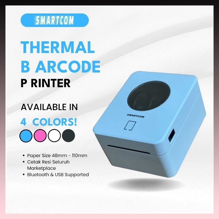 Printer Thermal Barcode Label Resi 4 Inch Barcode Printer Bluetooth Thermal 100mm SM9250 SMARTCOM