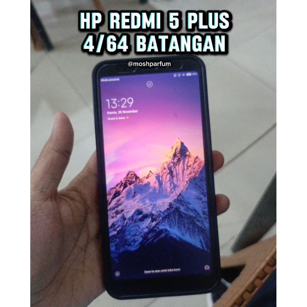Hp Redmi 5 Plus 4/64 Preloved