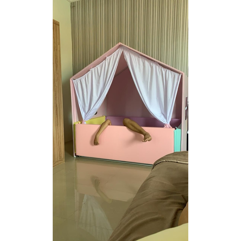 PRELOVED!!!LUMBAPLAYMATBUMPERBED/Lolipop/Playhouse/PlusTirai