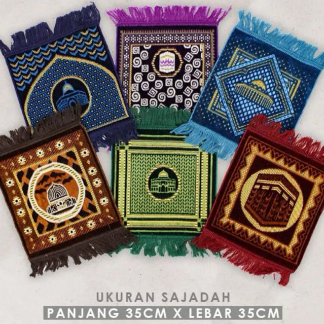 50pcs sajadah muka kepala anak turki plus sablon