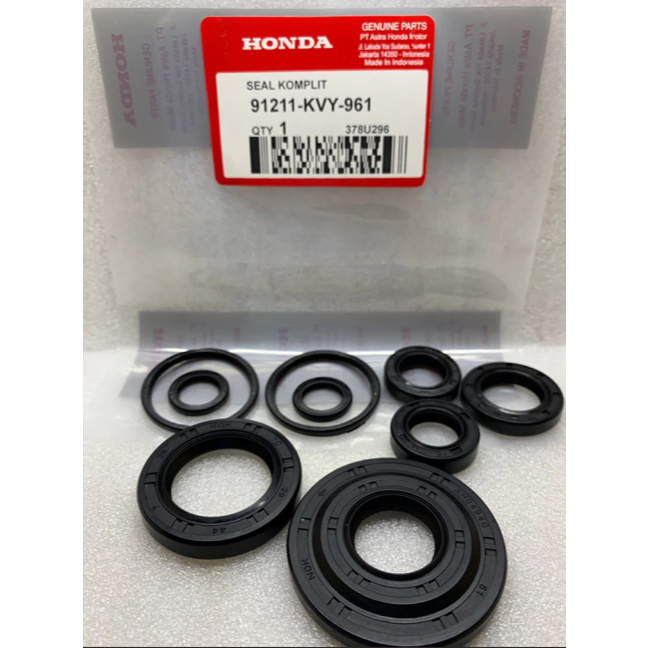 Seal Komplit Oil seal set Honda Beat karbu-Scoopy karbu-Spacy karbu Kode 91211-KVY-961 Original AHM