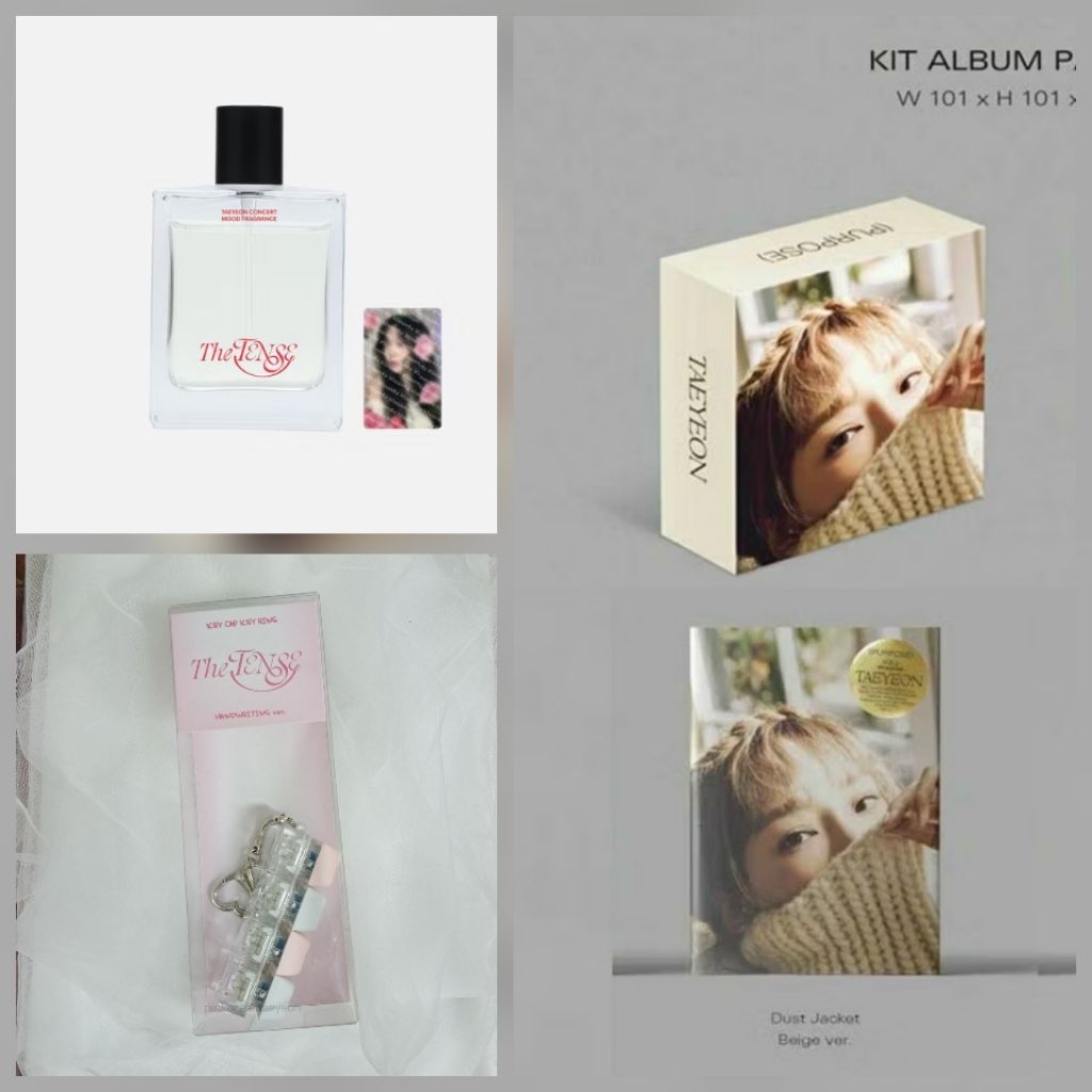 ALL SEALED Album Purposes Repackaged Beige Ver. & Kit Ver., Mood Fragrance & Key Cap Handwriting Tae