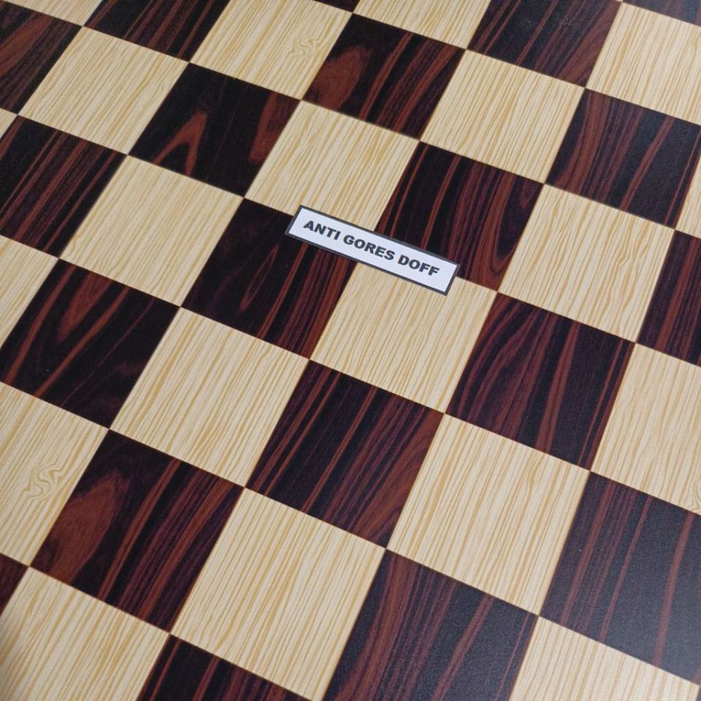 papan catur PREMIUM (INCLUDE ANTI GORES DOFF) 50cmX50cm standart PERCASI