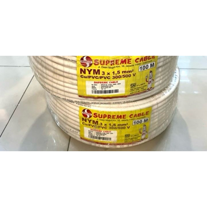 Kabel Supreme NYM 3x1,5 3x1.5 mm 100M