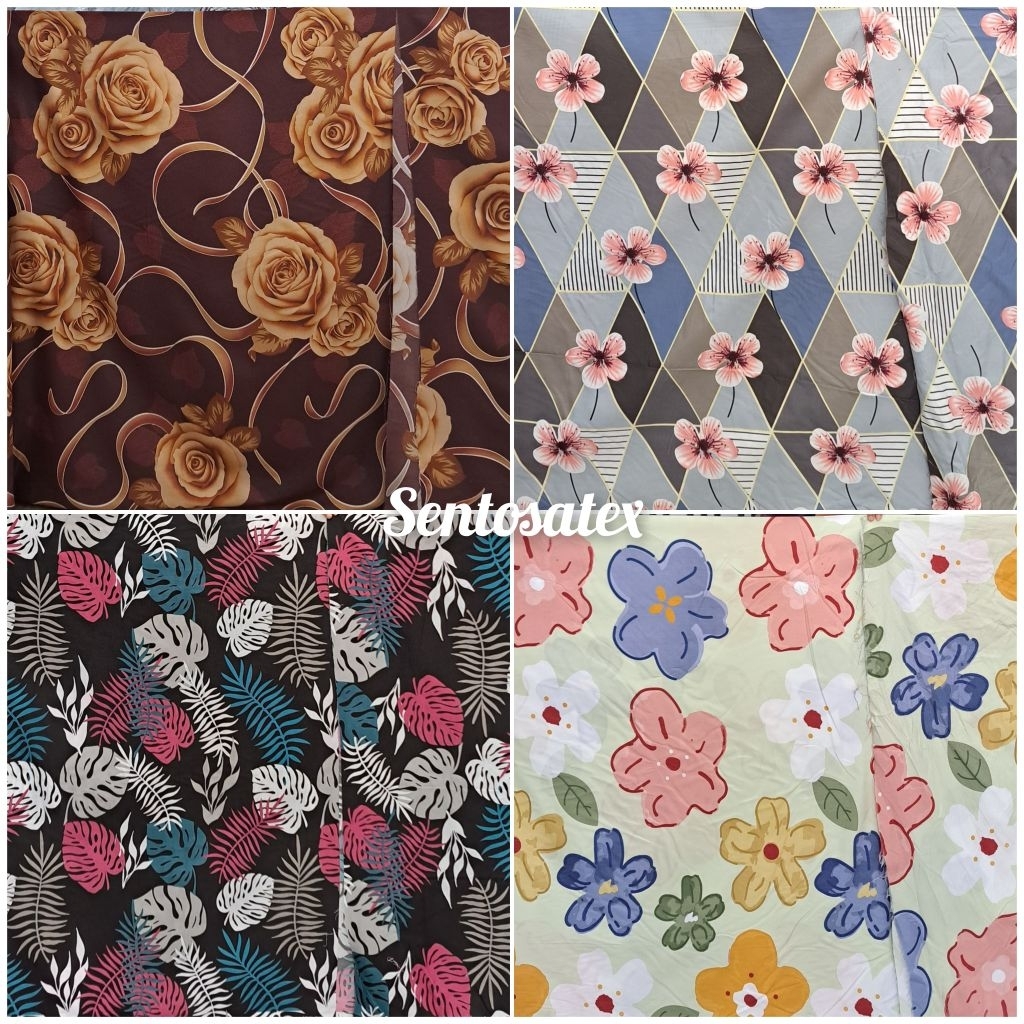 Bahan Kain Sprei Gorden Kain Disperse Polimikro