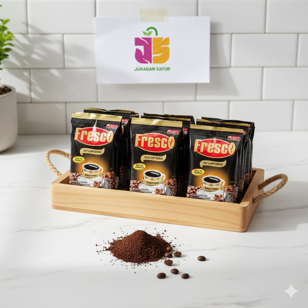 Kopi Hitam Fresco 6g Tanpa Gula 1Renceng