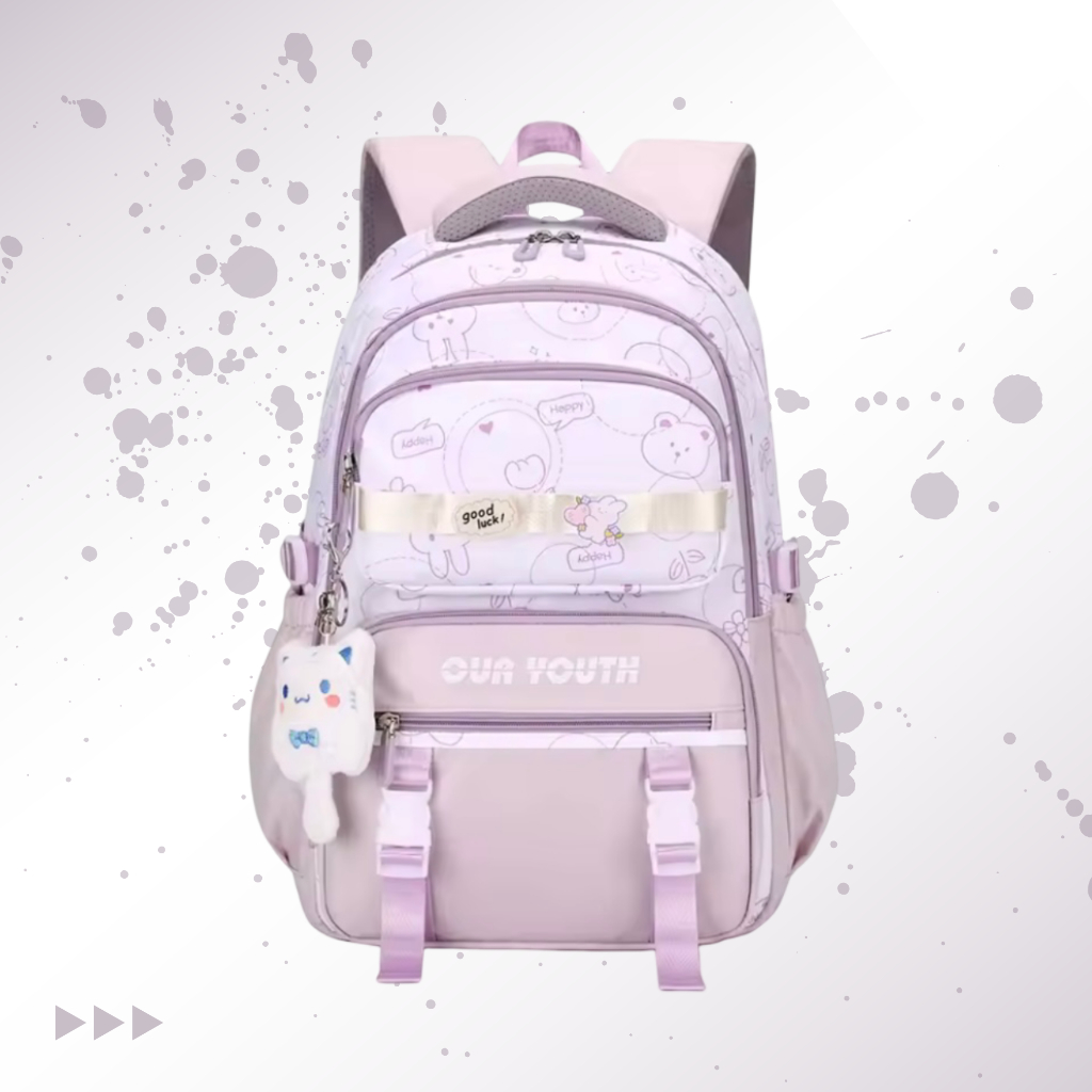 Tas Sekolah Anak Sweet Pastel Bunny Series