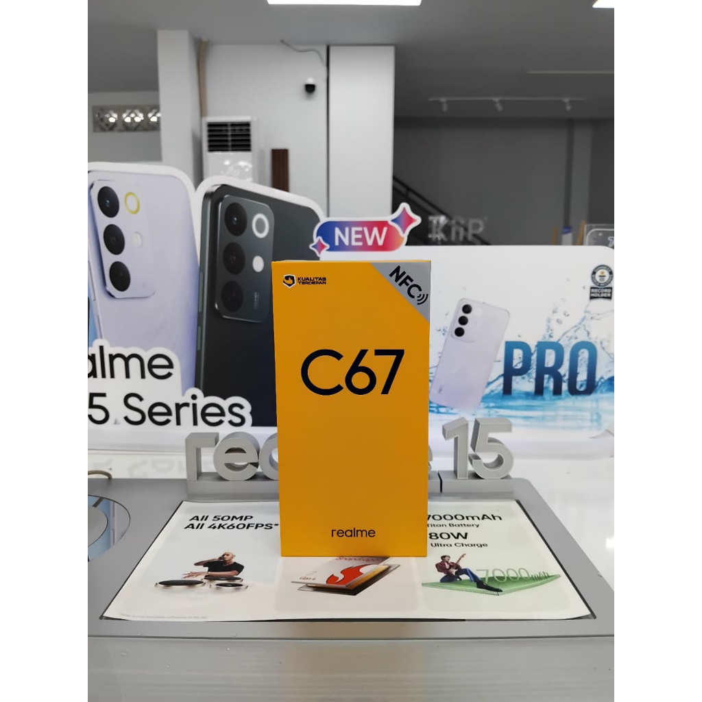 Realme C67 8/128GB Hitam Batu SECOND ORIGINAL 100%