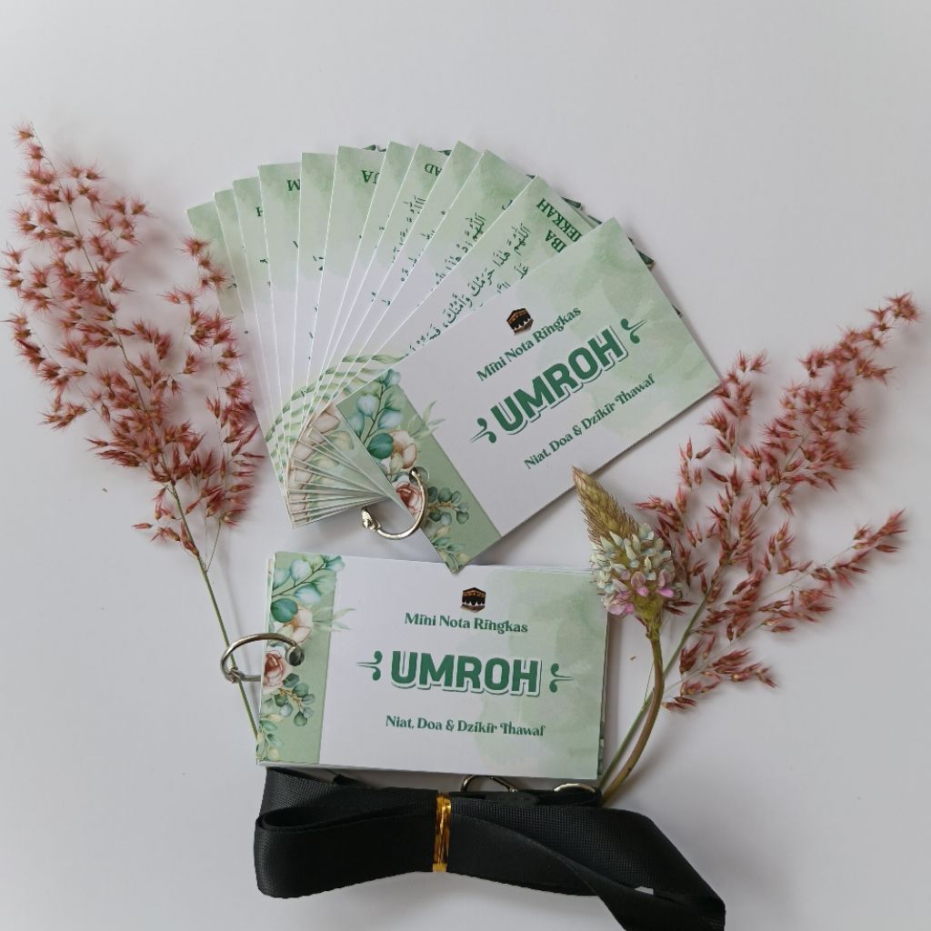 Mini Nota Ringkas Umroh adalah buku saku praktis berisi kumpulan niat, doa, dan dzikir lengkap yang 