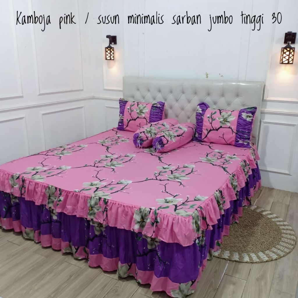 sprei rumbai susun minimalis ukr 200x200x30 |  sarban jumbo |  sarban hotel