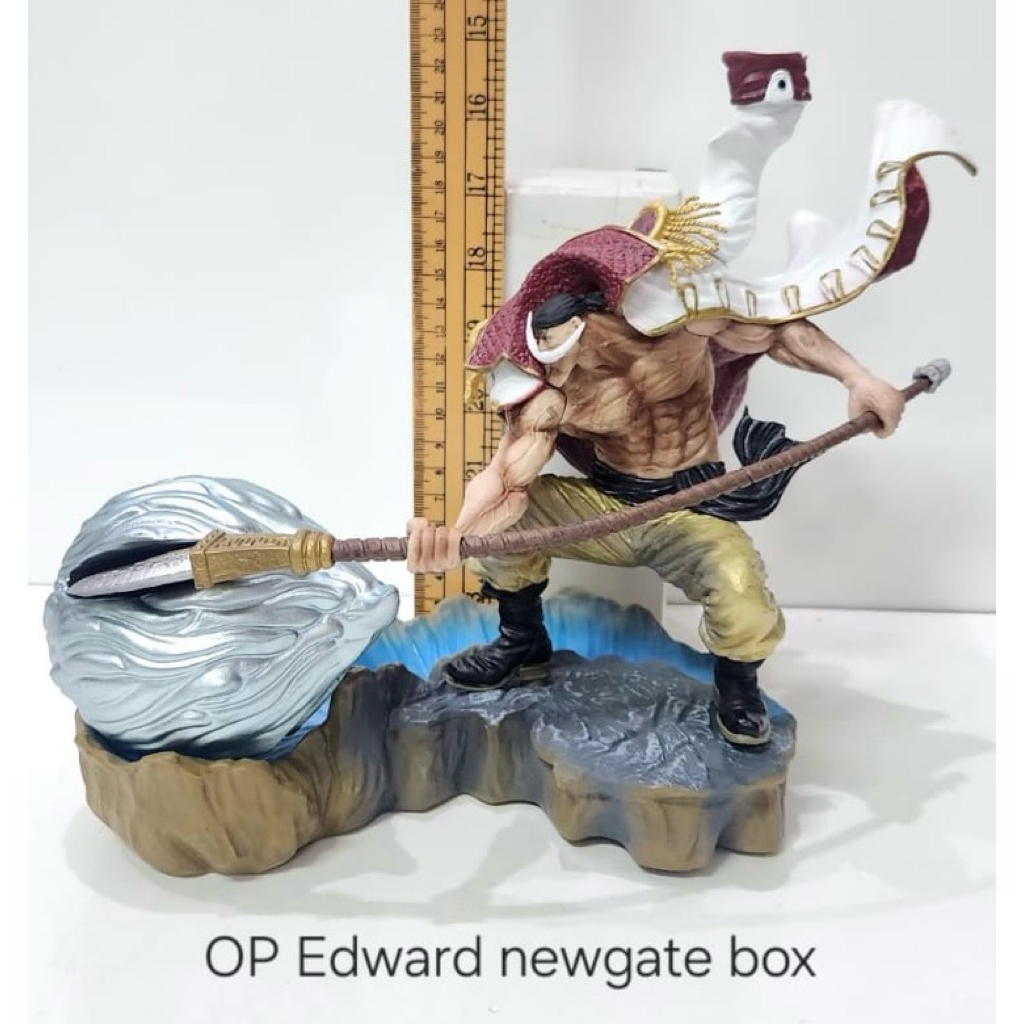 action figure one piece diorama edward newgate box