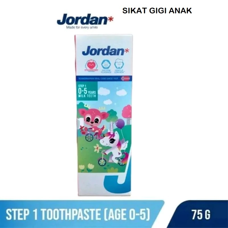 JORDAN KIDS TOOTHPASTE STEP 1 STRAWBERRY