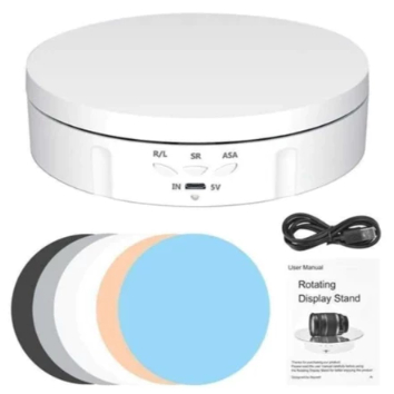 TaffSTUDIO Alas Putar Fotografi Display Produk Putar Otomatis