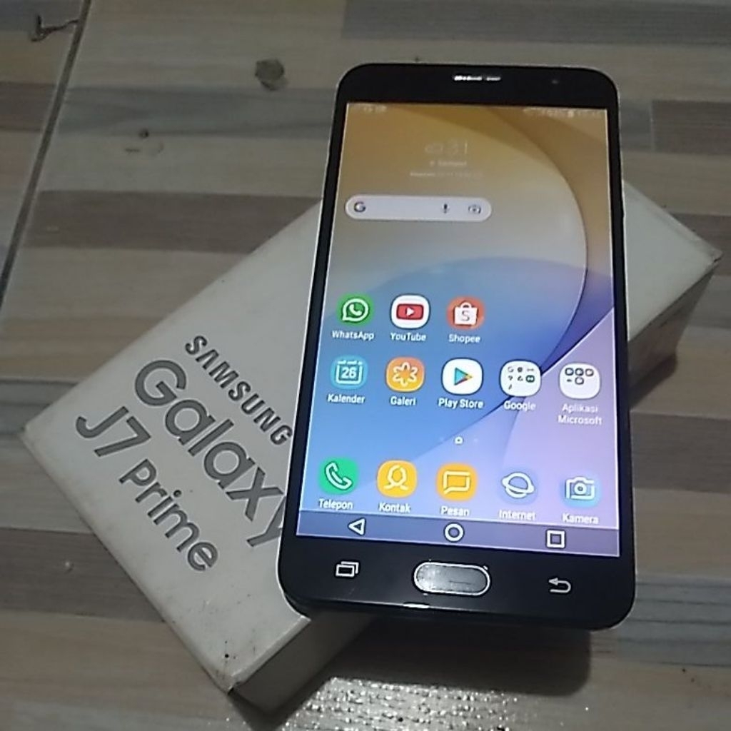 HP SAMSUNG GALAXI J7 PRIME RAM 3/32 GB NORMAL (KET. BACA DISKRIPSI).