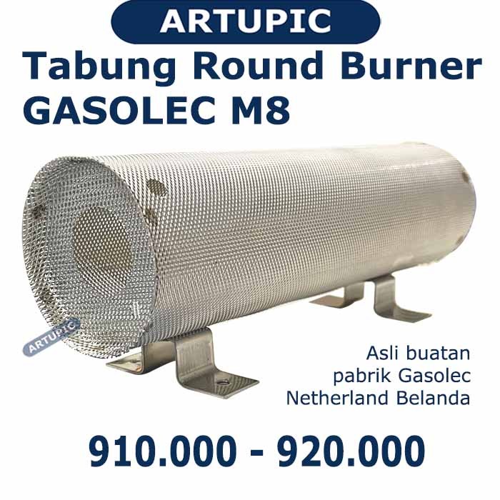 Tabung Round Burner Gasolec M8 Pembakar Pemanas Kandang