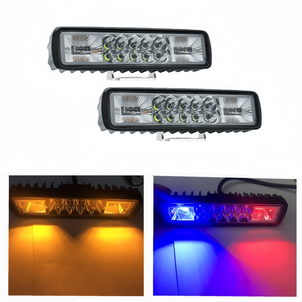 1PC Lampu Led Tembak Sorot 16 mata Cree 50 watt CWL Strobe WorkLight 6000k /9-36V