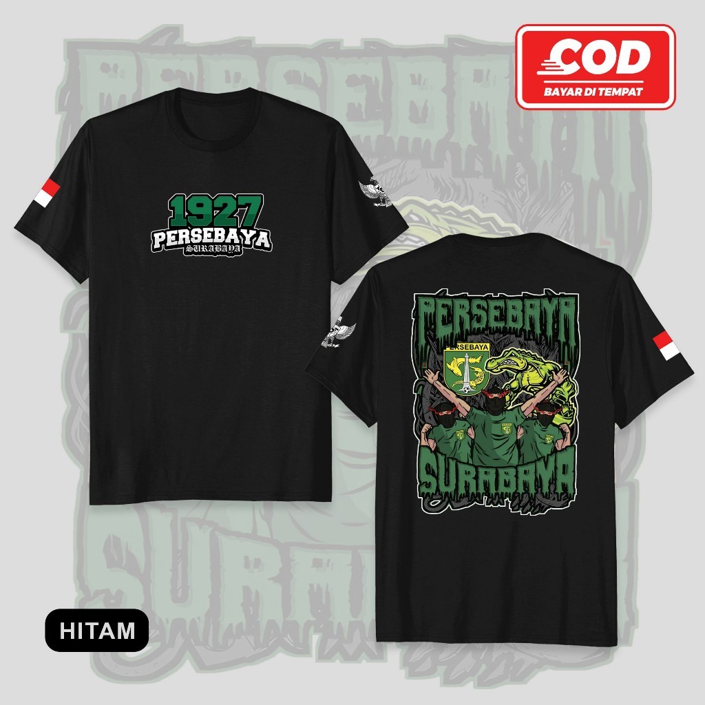 READY STOK Kaos Distro Motif PERSEBAYA 1927 Kaos PERSEBAYA SURABAYA Viral Terbaru Baju pria dan wani