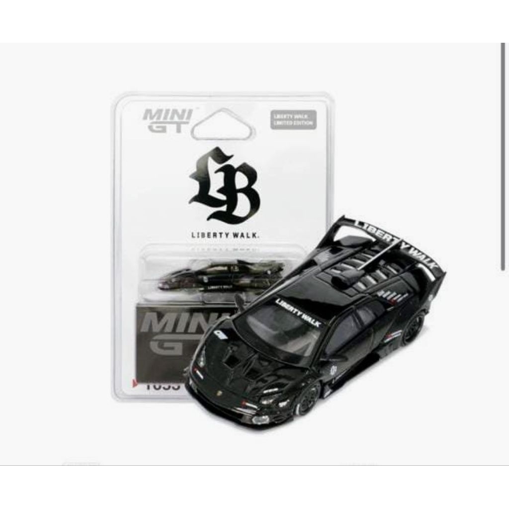 Mini GT 1/64 Lamborghini LB- Murcielago GT EVO BLACK