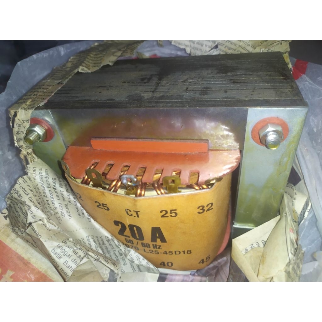 Trafo ERA 20 A CT 45 V bagus mulus