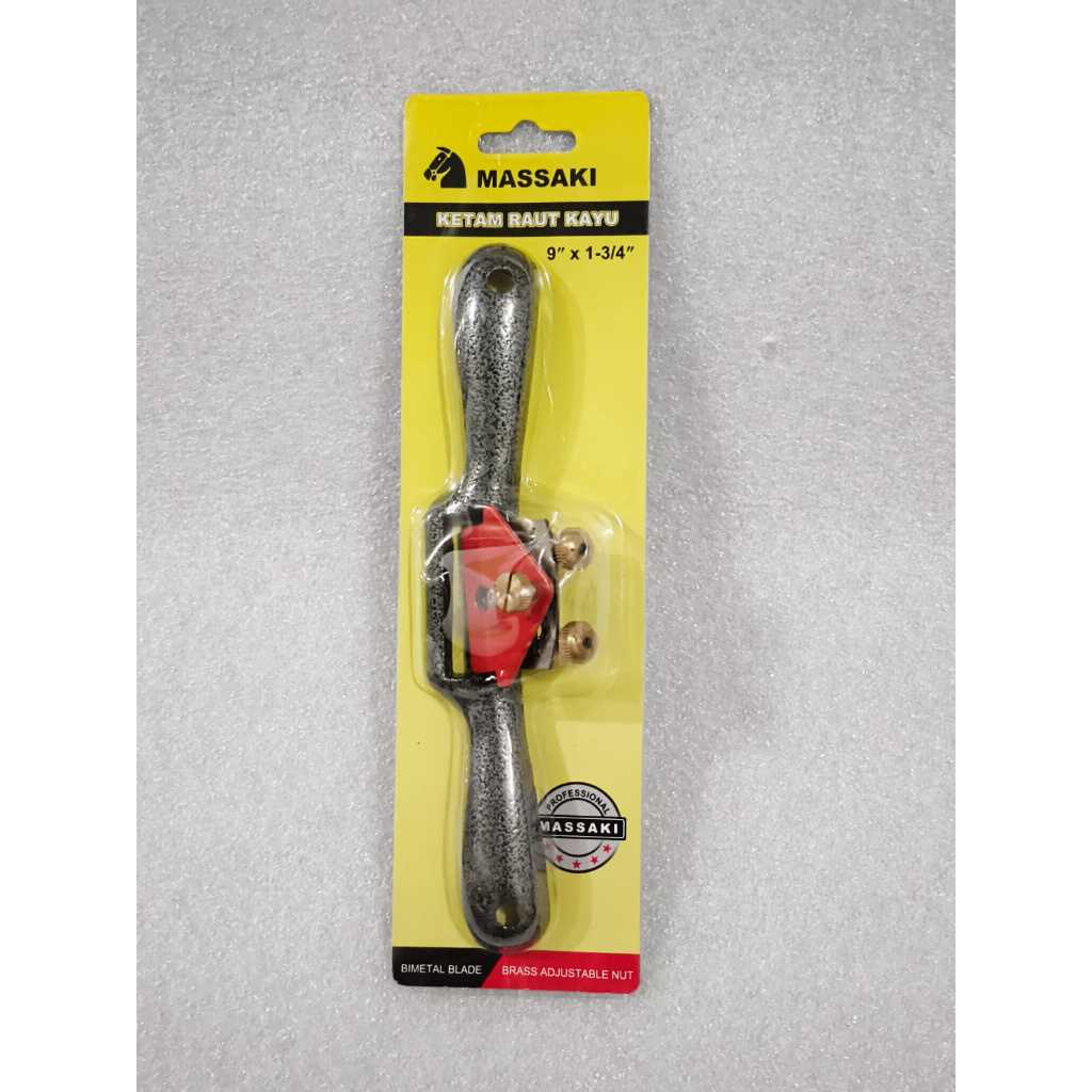 KETAM RAUT KAYU 9" X 1-3/4" MASSAKI / SUGU RAUT / KETAM RAUT KAYU / KETAM RAUT KAYU MANUAL