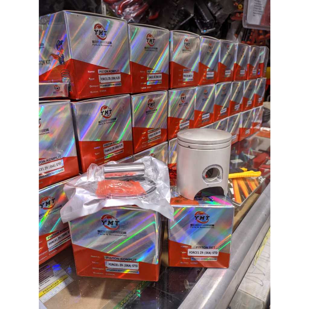 PISTON SEHER SET KIT YMT FIZR FIZ R F1ZR F1Z R FORCE1 FORCE 1 ZR UKURAN OVERSIZE OS STANDAR 25 50 75