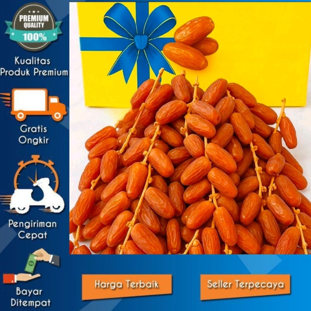 KURMA TANGKAI 1 KG /KURMA GAGANG/KURMA TUNISIA TANGKAI CURAH 1 KG/KURMA TUNIS/KURMA TANGKAI/TUNISIA 