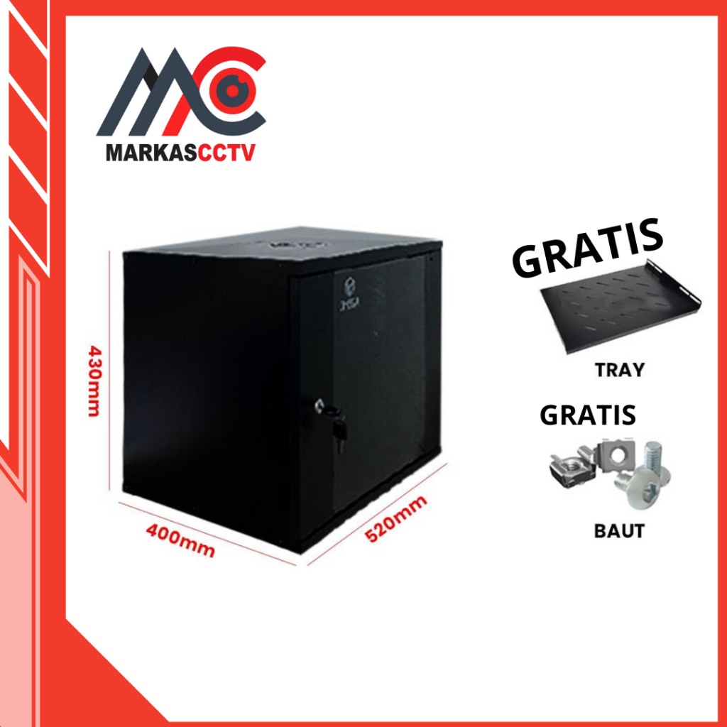 Rack server wallmount 9u / Rak server Wallmount 9u