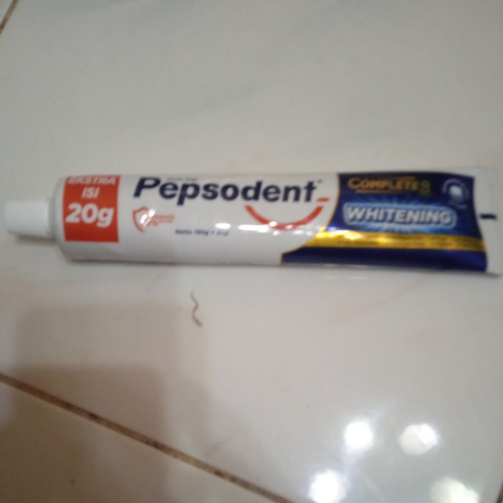 PEPSODENT Complete Whitening 190gr extra 20gr tanpa dus