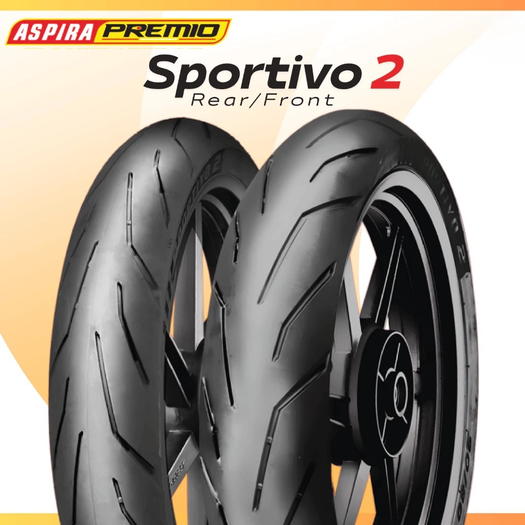 ASPIRA PREMIO SPORTIVO 2 BAN TUBELESS MATIC RING 14 90/90 80/90 90/80 100/80 TUBLES BEAT VARIO FINO