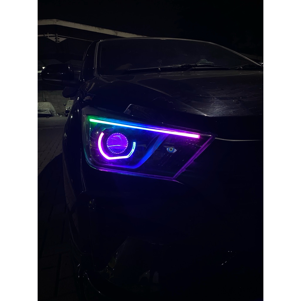 Headlamp custom animasi ayla 2023 keatas