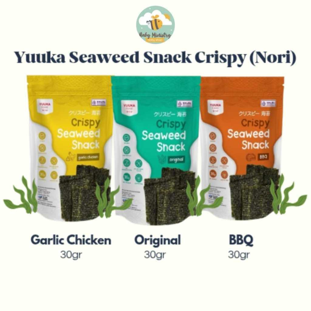 YUUKA SEAWEED SNACK 30GR rumput laut - Nori - Snack Nori - Nori Crispy