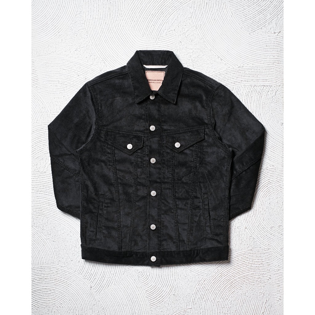 WINGMAN DENIM - CORDUROY BLACK | TYPE III JACKET